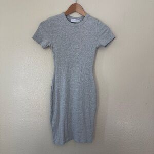 ALL THINGS GOLDEN The Luxe Ribbed Baby Mini Dress